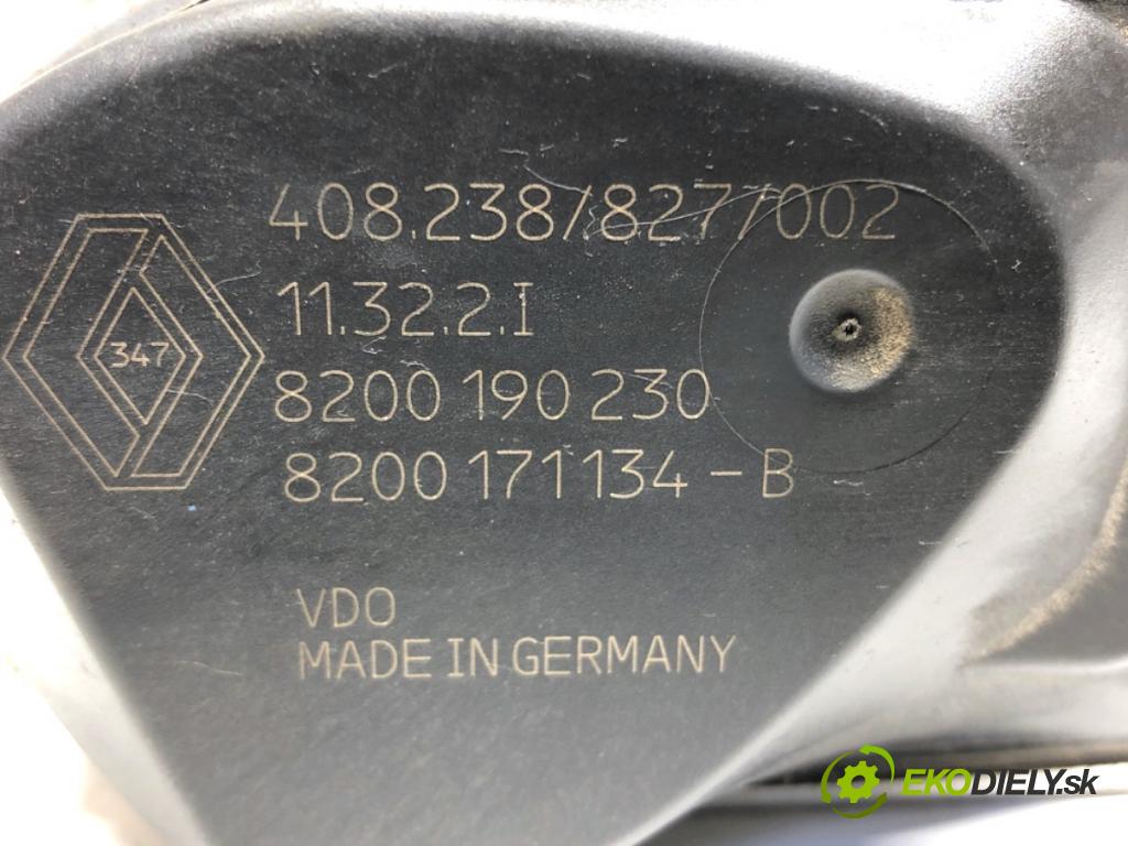 RENAULT MEGANE III Kombi 2011 81 kW 1.6 16V (KZ0U, KZ1B, KZ1U) 1598 Škrtiaca klapka 8200190230 (Škrtiaca klapka)