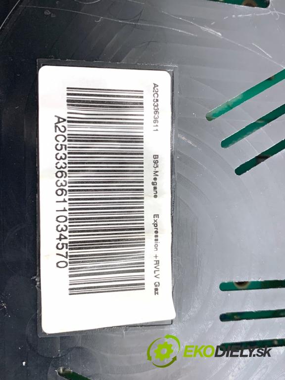 RENAULT MEGANE III Kombi 2011 81 kW 1.6 16V (KZ0U, KZ1B, KZ1U) 1598 Prístrojovka 248104902R (Prístrojová doska)