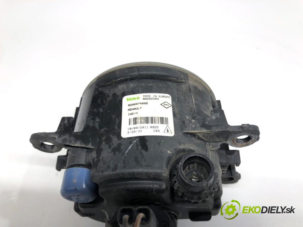 RENAULT MEGANE III Kombi 2011 81 kW 1.6 16V (KZ0U, KZ1B, KZ1U) 1598 Hmlové svetlo, hmlovka ľavy predný 8200074008