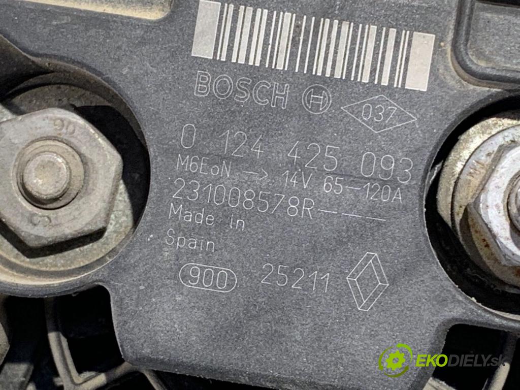 RENAULT MEGANE III Kombi 2011 81 kW 1.6 16V (KZ0U, KZ1B, KZ1U) 1598 Alternátor 231008578R (Alternátor)