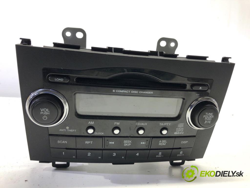 HONDA CR-V III SUV 2008 103 kW 2.2 i-CTDi 4WD (RE6) 2204 RADIO 39100-SWA-G203 (Audio zariadenie)