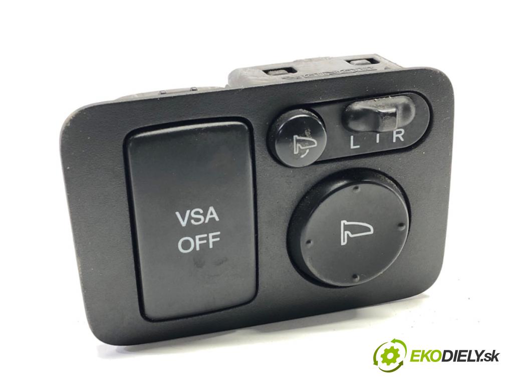 HONDA CR-V III SUV 2008 103 kW 2.2 i-CTDi 4WD (RE6) 2204 Prepínač nastavenia spätných zrkadiel  (Prepínacie páčky pod volantom)