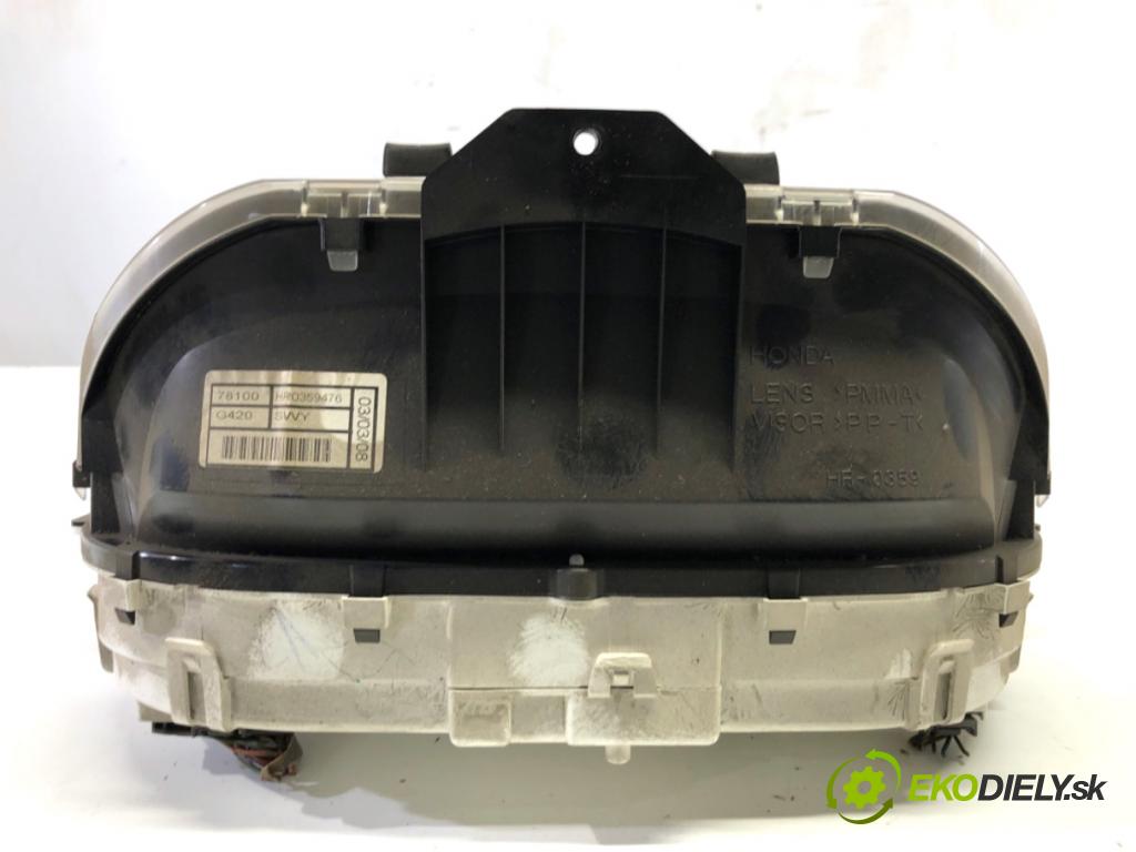 HONDA CR-V III SUV 2008 103 kW 2.2 i-CTDi 4WD (RE6) 2204 Prístrojovka HR0359476 (Prístrojová doska)