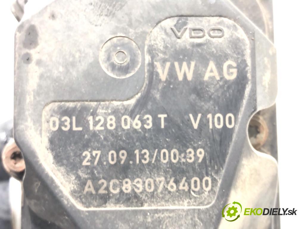 VW PASSAT B7 sedan 2013 103 kW 2.0 TDI 1968 Škrtiaca klapka 03L128063T (Škrtiaca klapka)