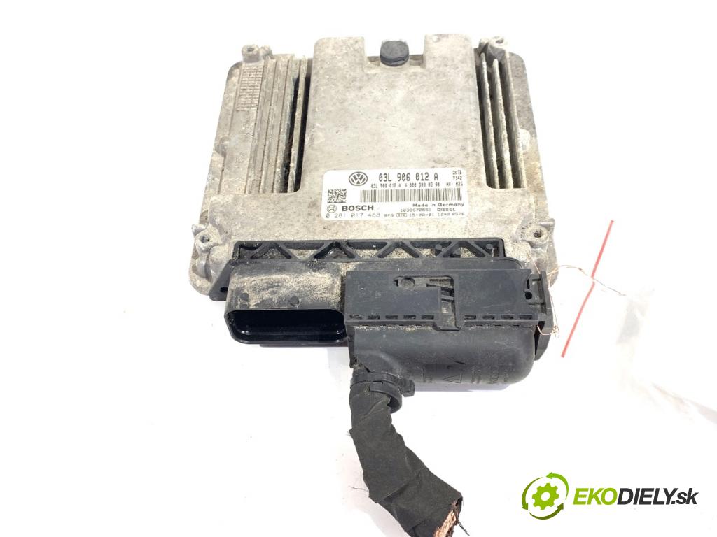 VW CRAFTER 30 50 Platforma / podwozie 2015 80 kW 2.0 TDI 1968 riadiaca jednotka Motor 03L906012A 0281017488 (Riadiaca jednotka)
