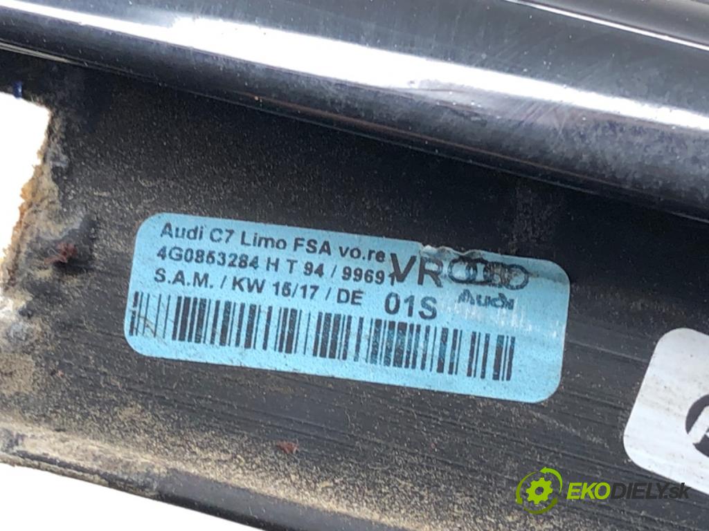 AUDI A6 C7 Kombi 2017 445 kW RS6 performance quattro 3993 lišta Sbírání: přední část pravá černá barva LESK 4G0853284H