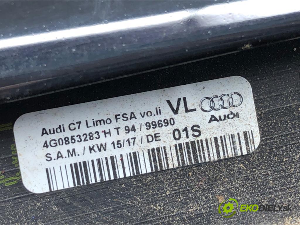 AUDI A6 C7 Kombi 2017 445 kW RS6 performance quattro 3993 lišta Sbírání: přední část levá strana černá barva LESK 4G0853283H