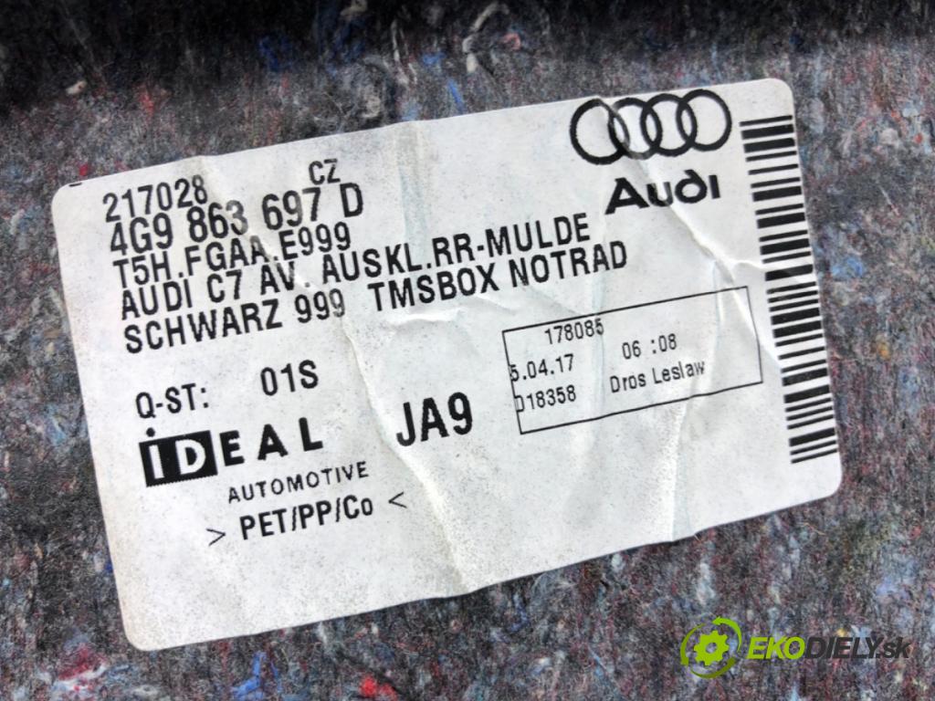 AUDI A6 C7 Kombi 2017 445 kW RS6 performance quattro 3993 vložka kufra 4G9863697D