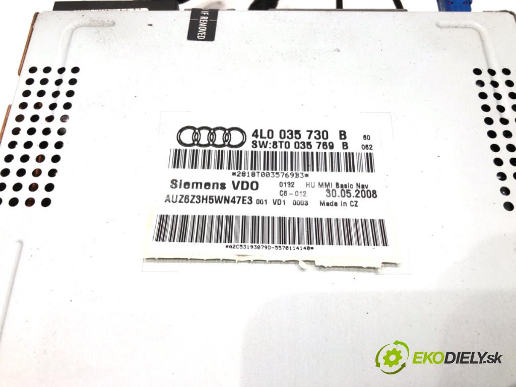AUDI A4 B8 Kombi 2008 118 kW 1.8 TFSI 1798 CZYTNIK navigace 4L0035730B (Elektrosoučásti ostatní)