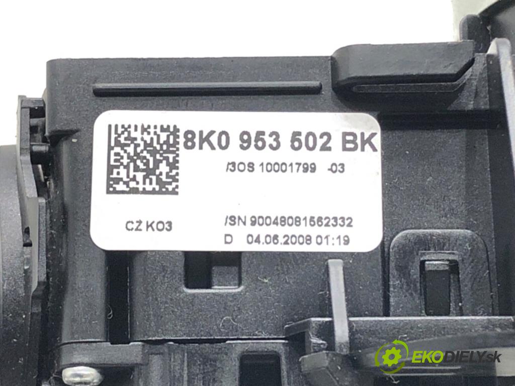 AUDI A4 B8 Kombi 2008 118 kW 1.8 TFSI 1798 Prepínač kombinovaný 8K0953502BK (Prepínacie páčky pod volantom)