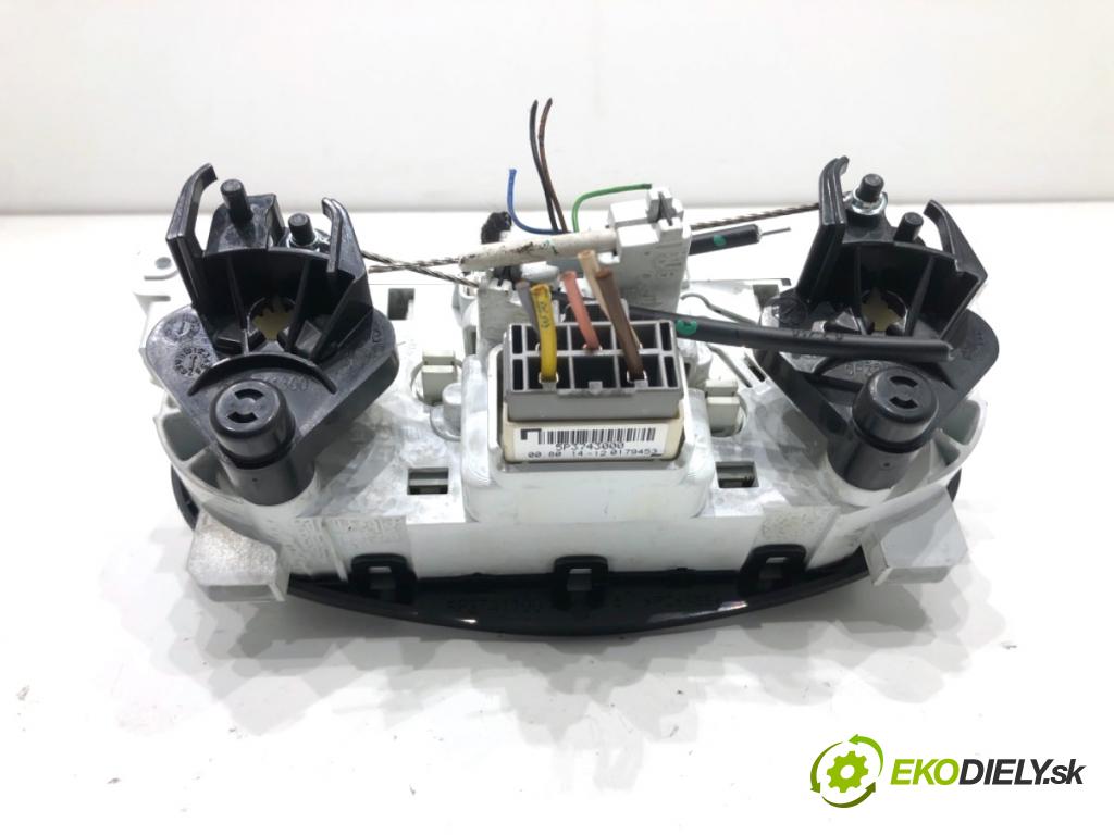 DACIA DOKKER Nadwozie pełne/minivan 2014 61 kW 1.6 1598 Panel ovládania kúrenia 5P3743000 (Prepínacie páčky pod volantom)