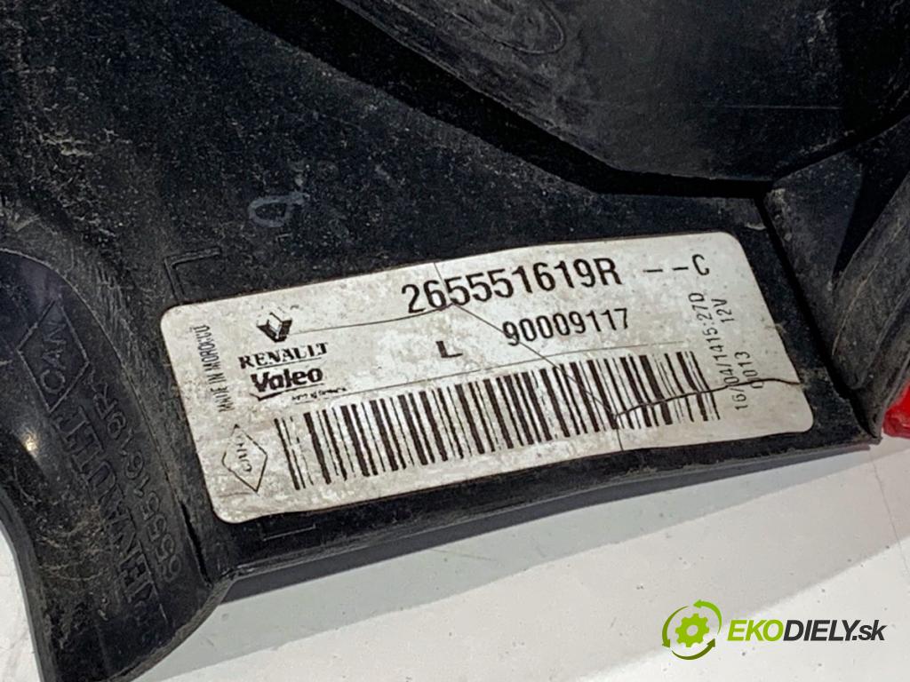 DACIA DOKKER Nadwozie pełne/minivan 2014 61 kW 1.6 1598 Svetlo ľavy zad 265551619R