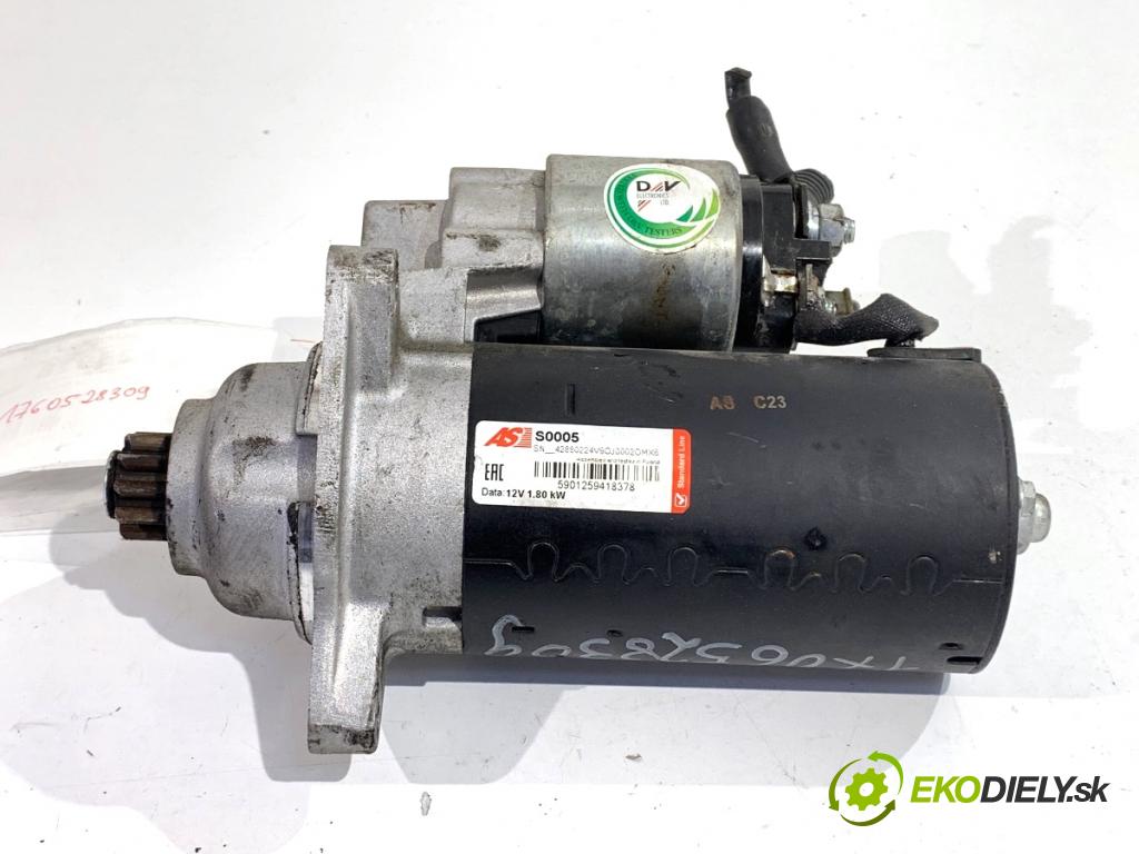 VW TRANSPORTER T4 Autobus 1995 45 kW 1.9 D 1896 startér S0005 (Startér)