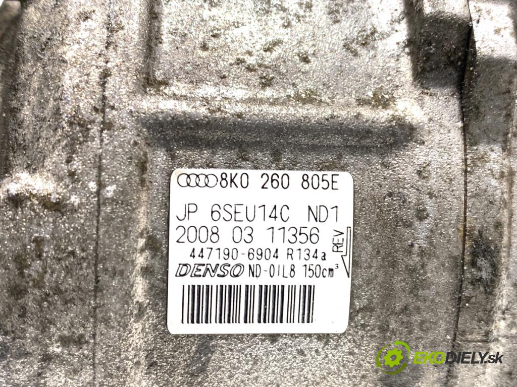 AUDI A4 B8 Kombi 2008 118 kW 1.8 TFSI 1798 Kompresor klimatizácie 8K0260805E (Kompresor klimatizácie)