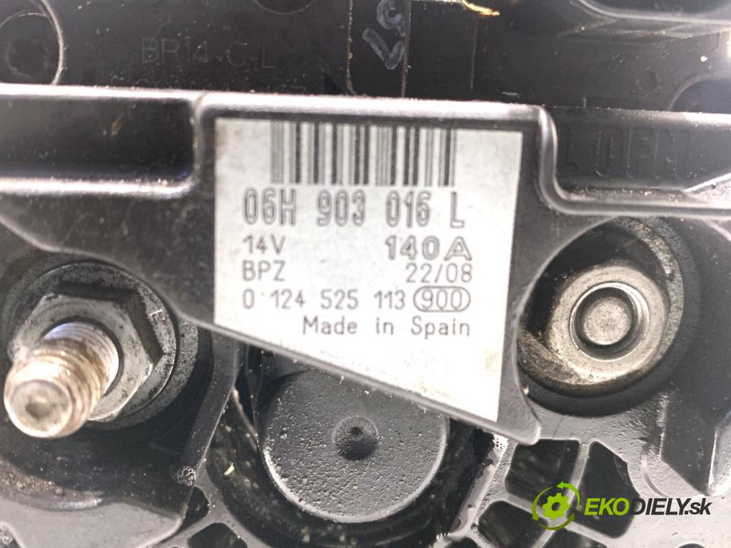 AUDI A4 B8 Kombi 2008 118 kW 1.8 TFSI 1798 Alternátor 06H903016L (Alternátor)