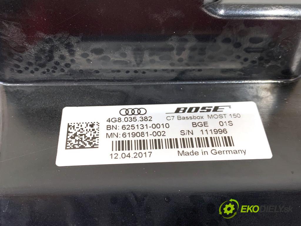 AUDI A6 C7 Kombi 2017 445 kW RS6 performance quattro 3993 subwoofer 4G8035382 (Audio zariadenie)
