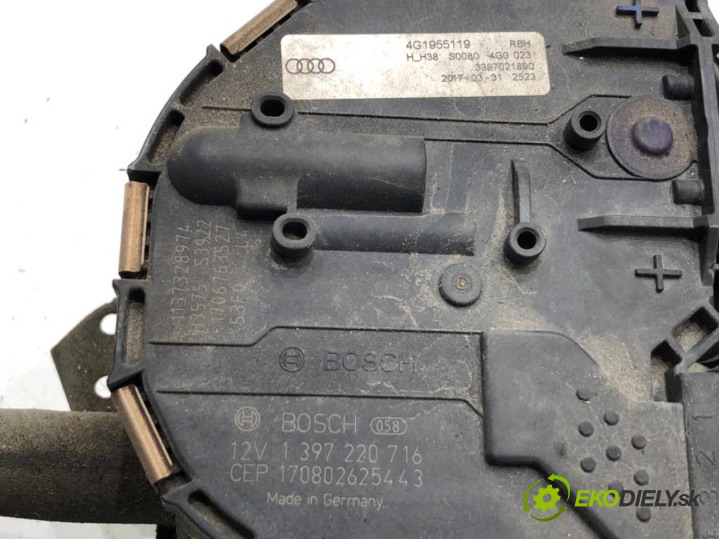 AUDI A6 C7 Kombi 2017 445 kW RS6 performance quattro 3993 Mechanizmus stieračov predný 4G1955023C (Motorček stieračov predný)
