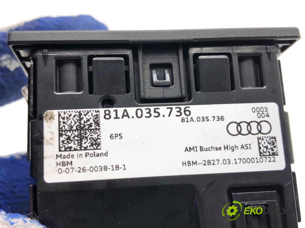 AUDI A6 C7 Kombi 2017 445 kW RS6 performance quattro 3993 HNÍZDO: USB 81A035736