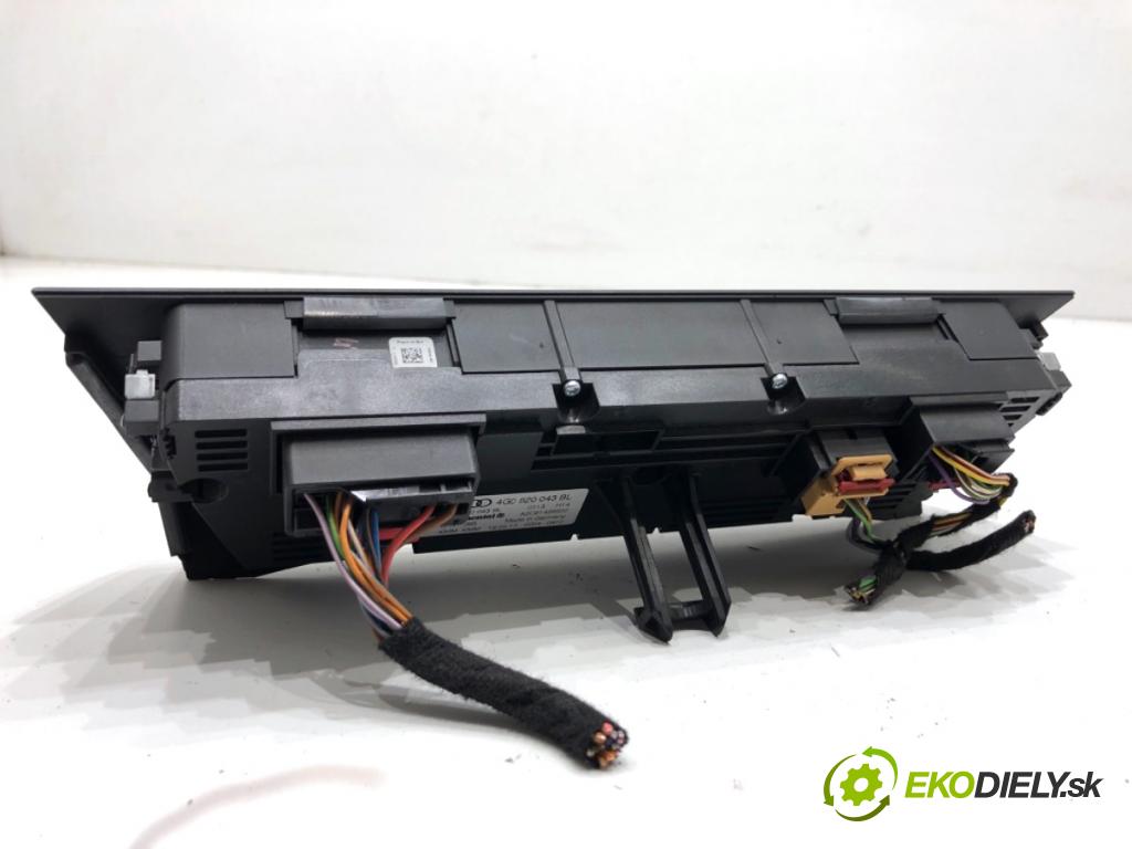 AUDI A6 C7 Kombi 2017 445 kW RS6 performance quattro 3993 Panel ovládaní topení 4G0820043BL (Páčky pod volantem)