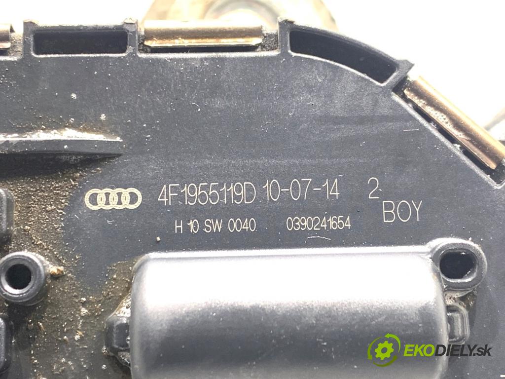 AUDI A6 C6 sedan 2004 188 kW 3.2 FSI 3123 Mechanizmus stieračov predný 4F1955119D 4F1955023K (Motorček stieračov predný)