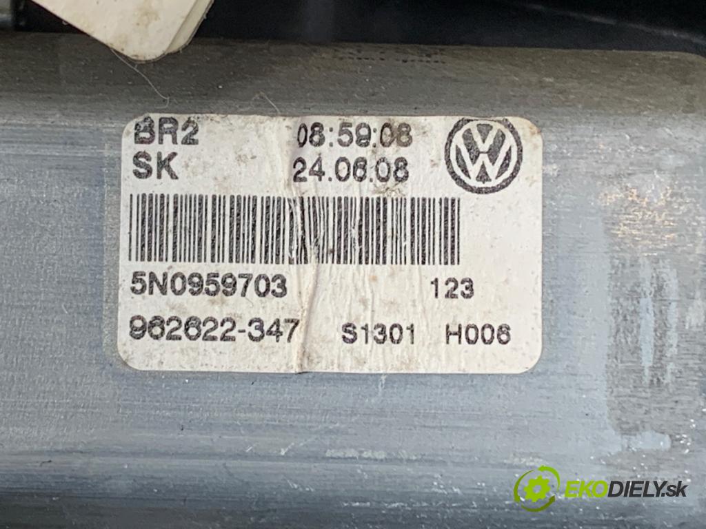 VW TIGUAN SUV 2008 103 kW 2.0 TDI 4motion 1968 mechanismus okna levý zadní část 5N0839729F