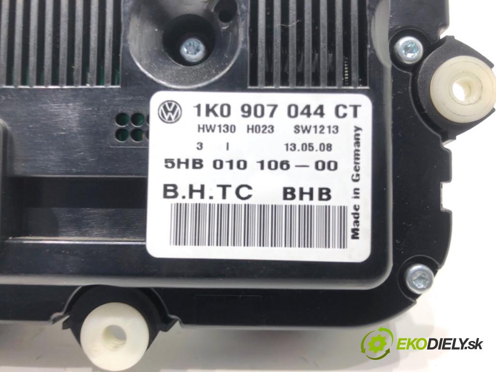 VW TIGUAN SUV 2008 103 kW 2.0 TDI 4motion 1968 Panel ovládania kúrenia 1K0907044CT (Prepínacie páčky pod volantom)