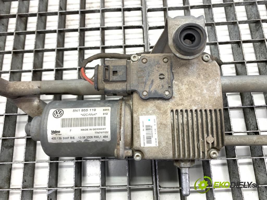 VW TIGUAN SUV 2008 103 kW 2.0 TDI 4motion 1968 Mechanizmus stieračov predný 5N1955119 (Motorček stieračov predný)