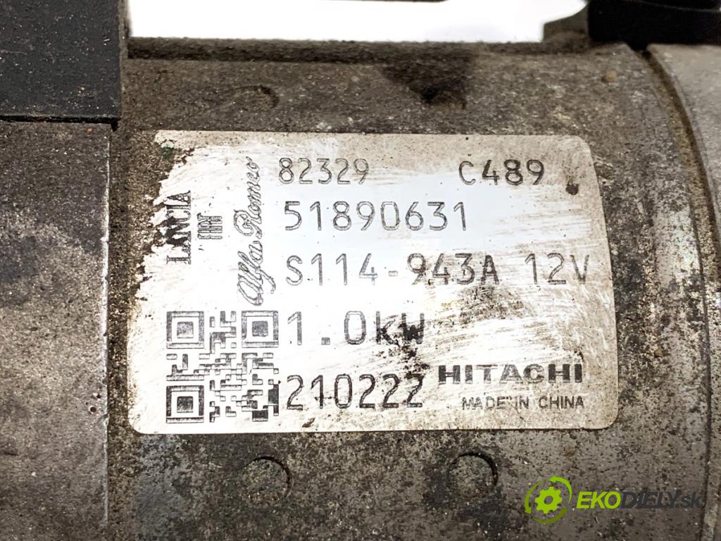 FIAT TIPO sedan 2021 70 kW 1.4 (356SXA1B) 1368 startér 51890631 (Startér)