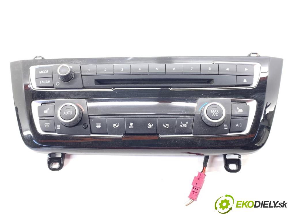 BMW F30 sedan 2015 180 kW 328 i xDrive 1997 Panel ovládania kúrenia 9358939 (Prepínacie páčky pod volantom)