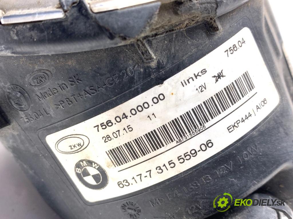 BMW F30 sedan 2015 180 kW 328 i xDrive 1997 Hmlové svetlo, hmlovka ľavy predný 7315559