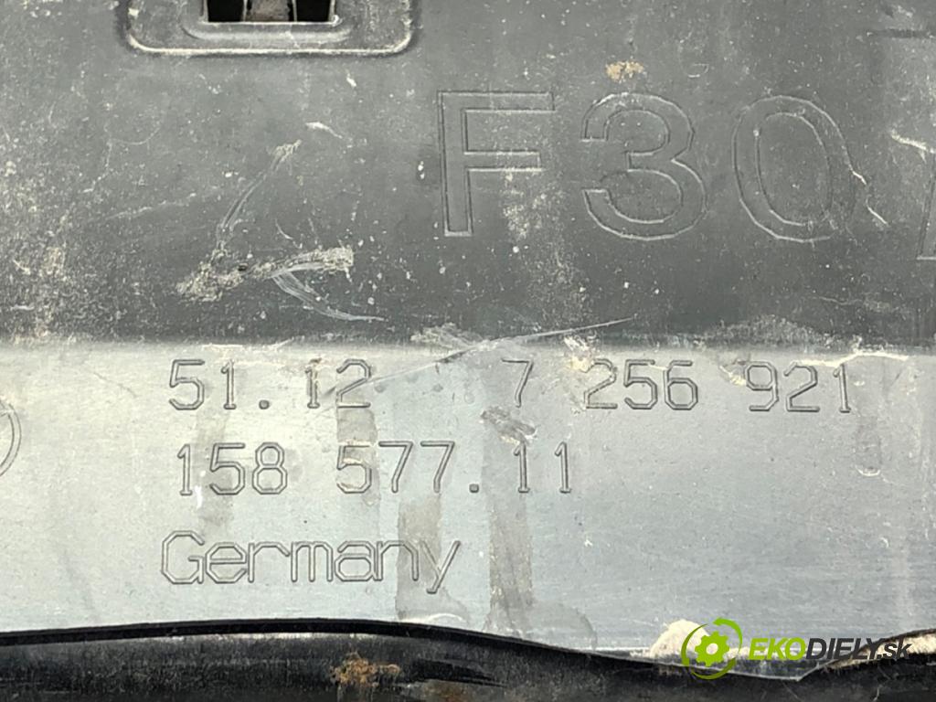 BMW F30 sedan 2015 180 kW 328 i xDrive 1997 výztuha nárazníka zadní část 7256921 (Zadní výztuha)