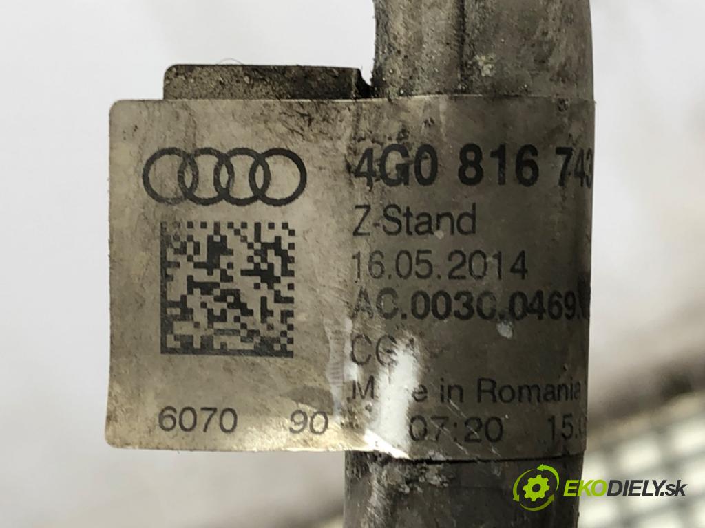AUDI A6 C7 Kombi 2017 445 kW RS6 performance quattro 3993 rúrka klimatizace 4G0816743AC (Trubka klimatizace)