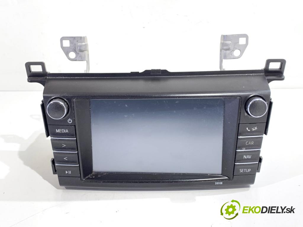 TOYOTA RAV 4 IV SUV 2017 114 kW 2.5 Hybrid 4WD (AVA44_) 2494 RADIO 86140-42310 (Audio zariadenie)