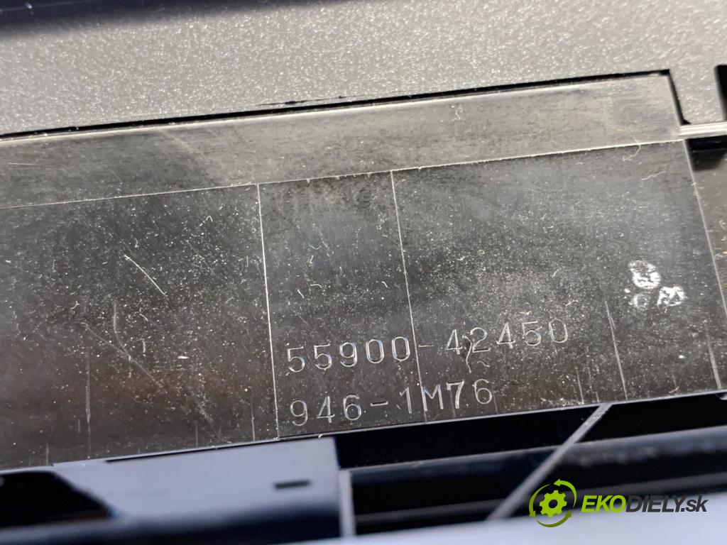 TOYOTA RAV 4 IV SUV 2017 114 kW 2.5 Hybrid 4WD (AVA44_) 2494 Panel ovládania kúrenia 55900-42450 (Prepínacie páčky pod volantom)