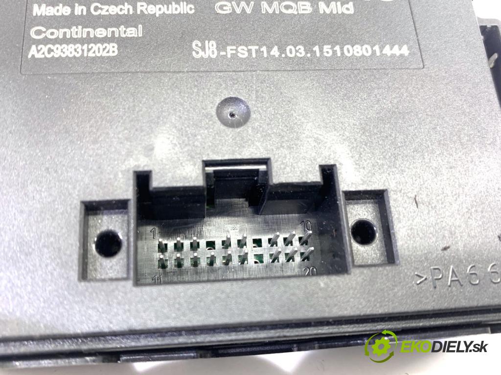 VW GOLF VII Kombi 2015 66 kW 1.6 TDI 1598 Modul GATEWAY 5Q0907530AB