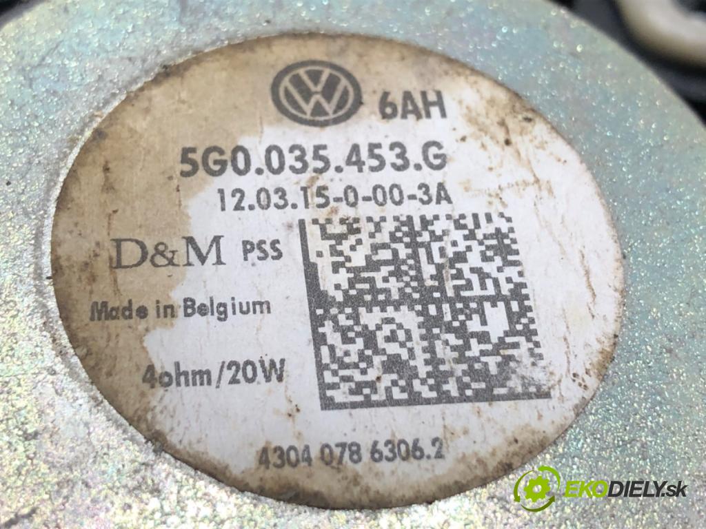 VW GOLF VII Kombi 2015 66 kW 1.6 TDI 1598 reproduktory 5G0035453G
