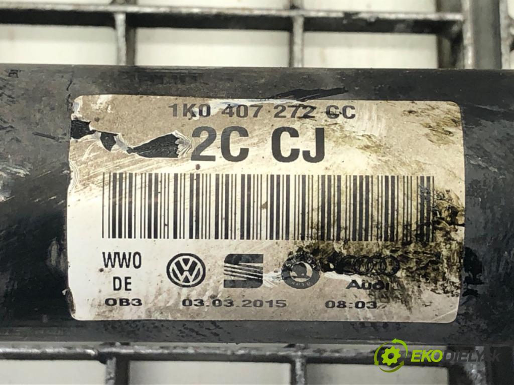 VW GOLF VII Kombi 2015 66 kW 1.6 TDI 1598 Poloos pravy predný 1K0407272CC