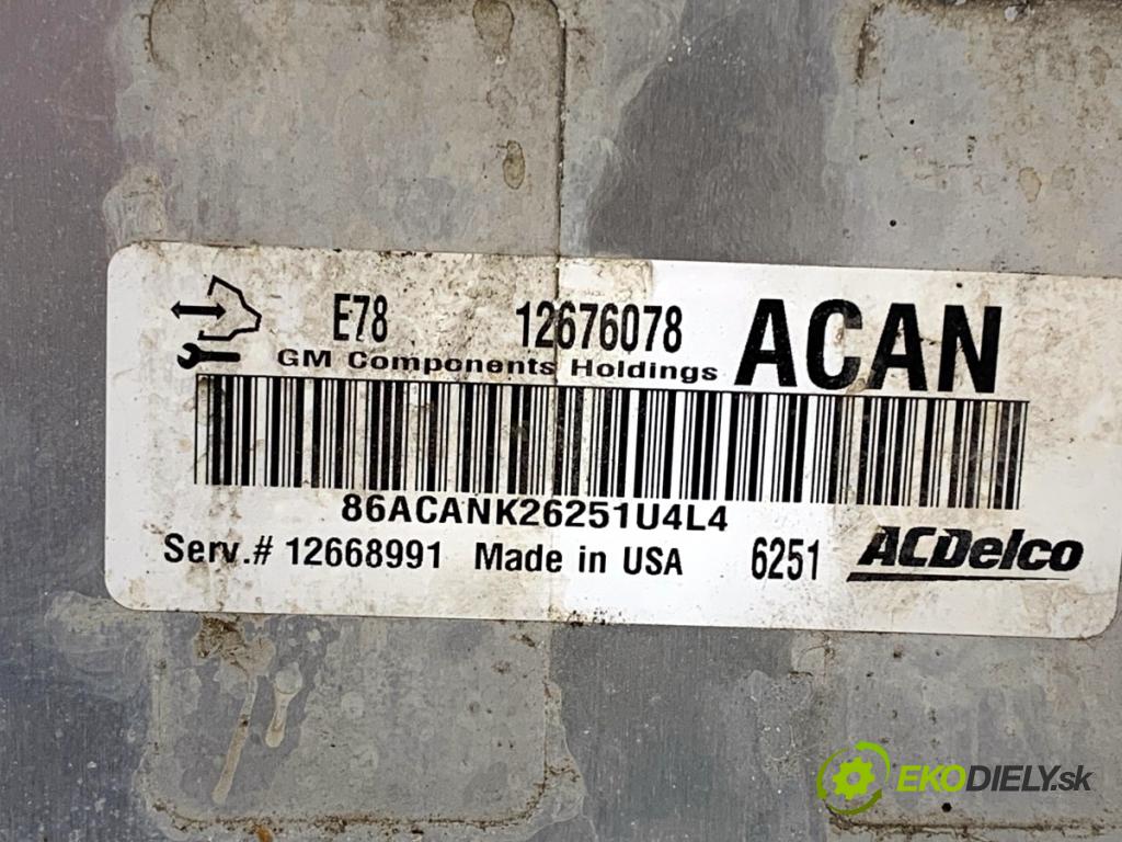 OPEL CORSA E liftback 2016 66 kW 1.4 (08, 68) 1398 riadiaca jednotka Motor 12676078 (Riadiaca jednotka)