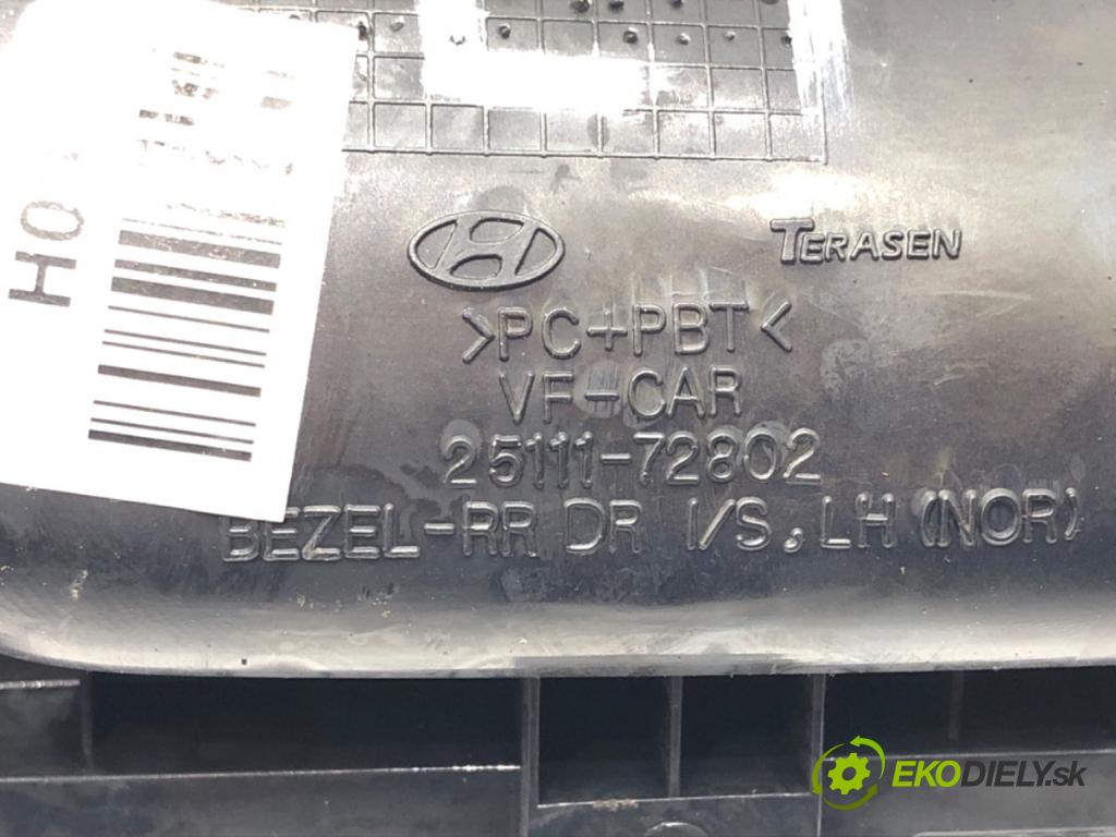 HYUNDAI i40 Kombi 2013 85 kW 1.7 CRDi 1685 Kľučka vnútorná ľavy zad 25111-72802