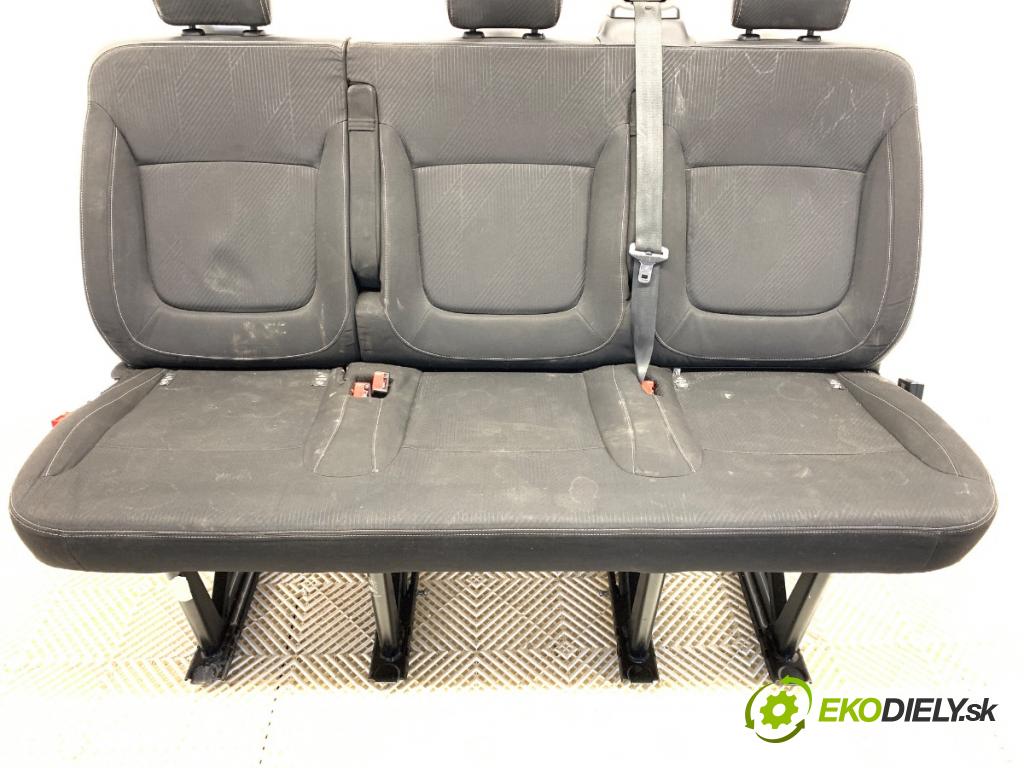 RENAULT TRAFIC III Autobus 2015 92 kW 1.6 dCi 125 (JGMH) 1598 Sedadlo druhý rad