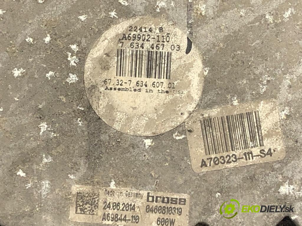 BMW F16 SUV 2014 190 kW xDrive 30 d 2993 ventilátor chladiče 7634467 (Ventilátor)