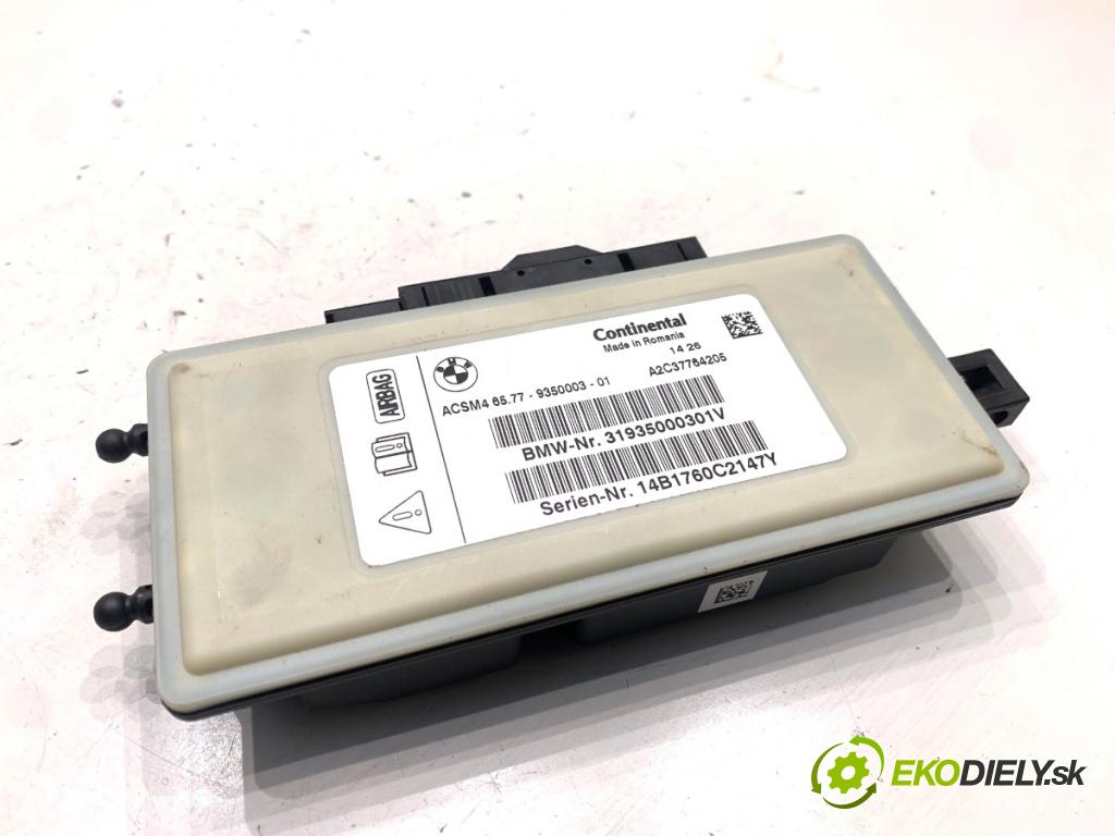 BMW F16 SUV 2014 190 kW xDrive 30 d 2993 senzor airbag 9350003 (Snímač)