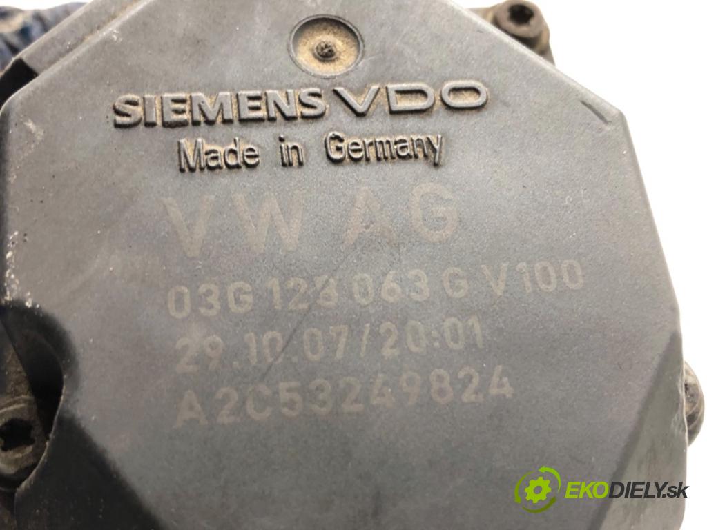 VW TRANSPORTER T5 Autobus 2007 75 kW 1.9 TDI 1896 Škrtiaca klapka 03G128063G (Škrtiaca klapka)