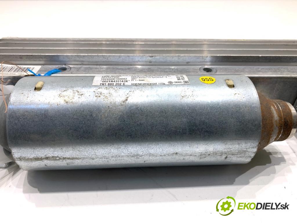 VW TRANSPORTER T5 Autobus 2007 75 kW 1.9 TDI 1896 AirBag spolujezdce 7H1880202C (Airbag)