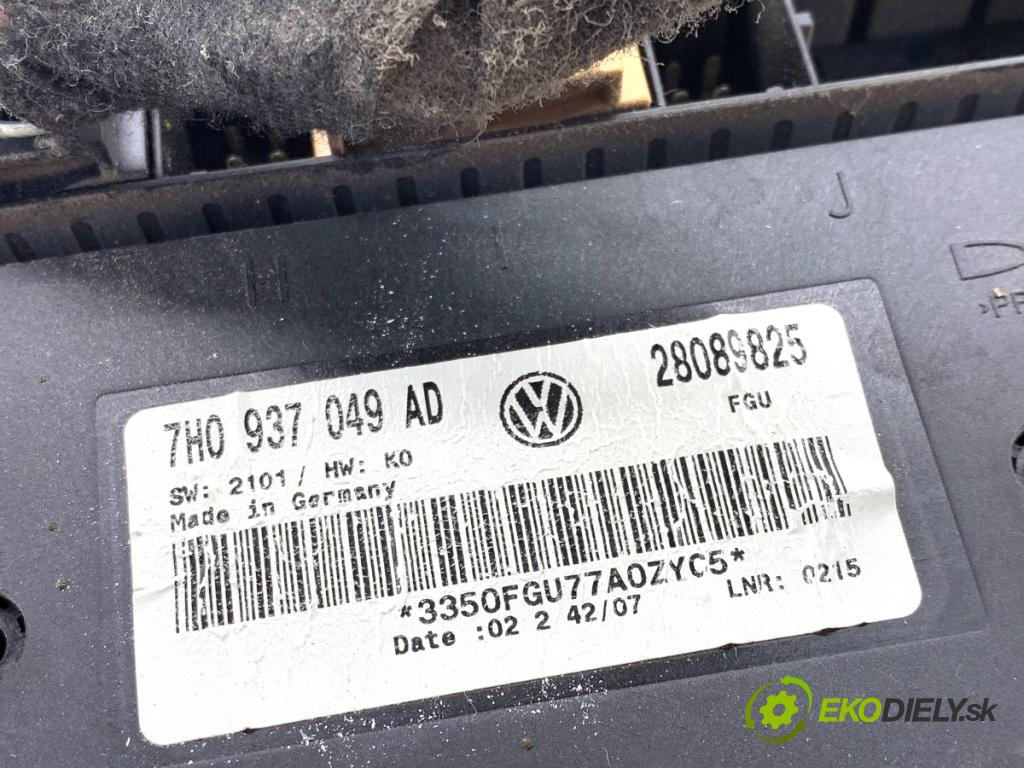 VW TRANSPORTER T5 Autobus 2007 75 kW 1.9 TDI 1896 Modul komfortu 7H0937049AD (Modul komfortu)