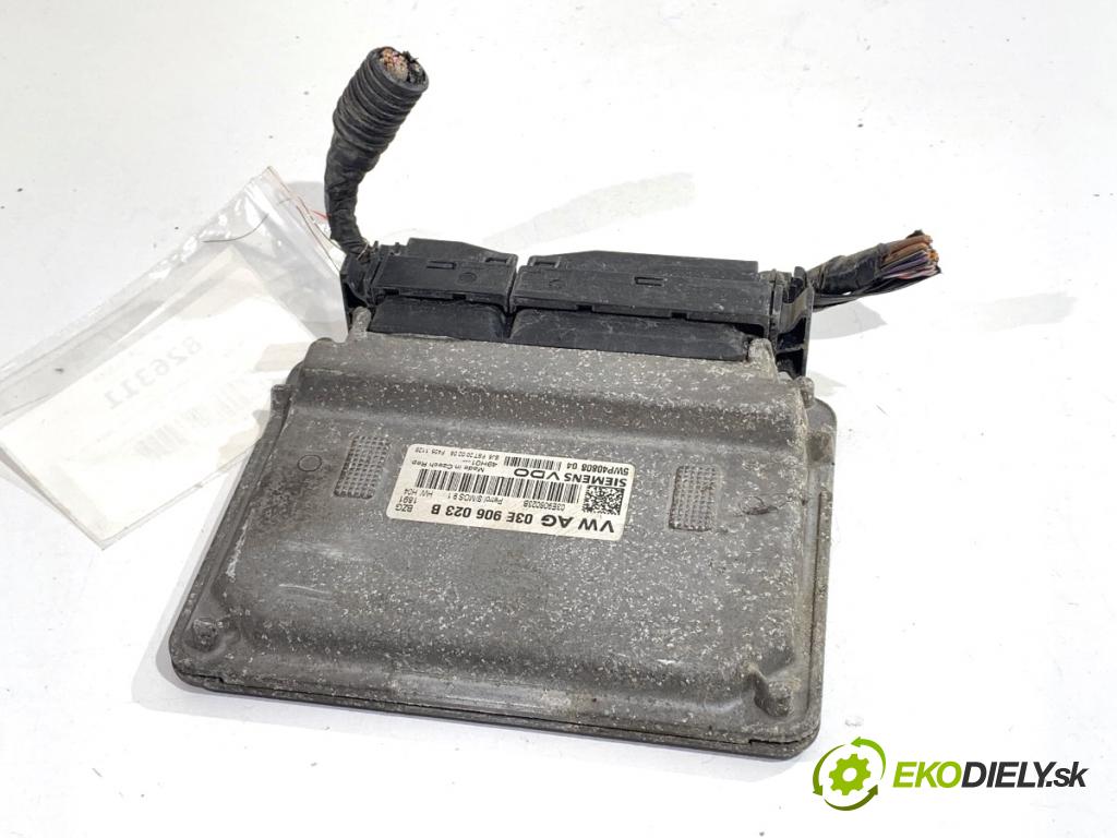 SKODA FABIA II liftback 2008 51 kW 1.2 1198 riadiaca jednotka Motor 03E906023B (Riadiaca jednotka)