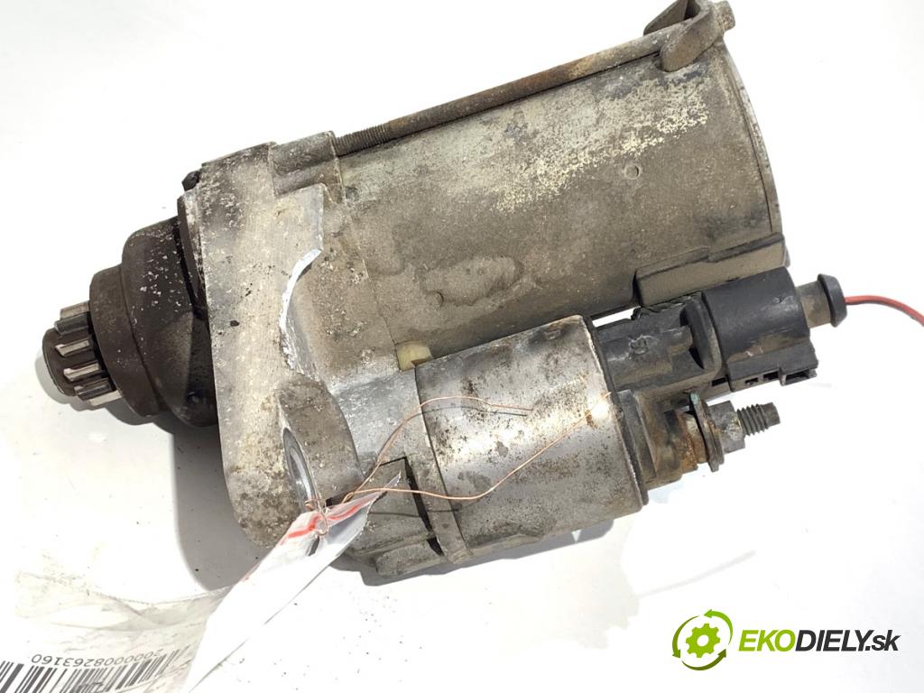 SKODA FABIA II liftback 2008 51 kW 1.2 1198 startér 02T911023S (Startér)