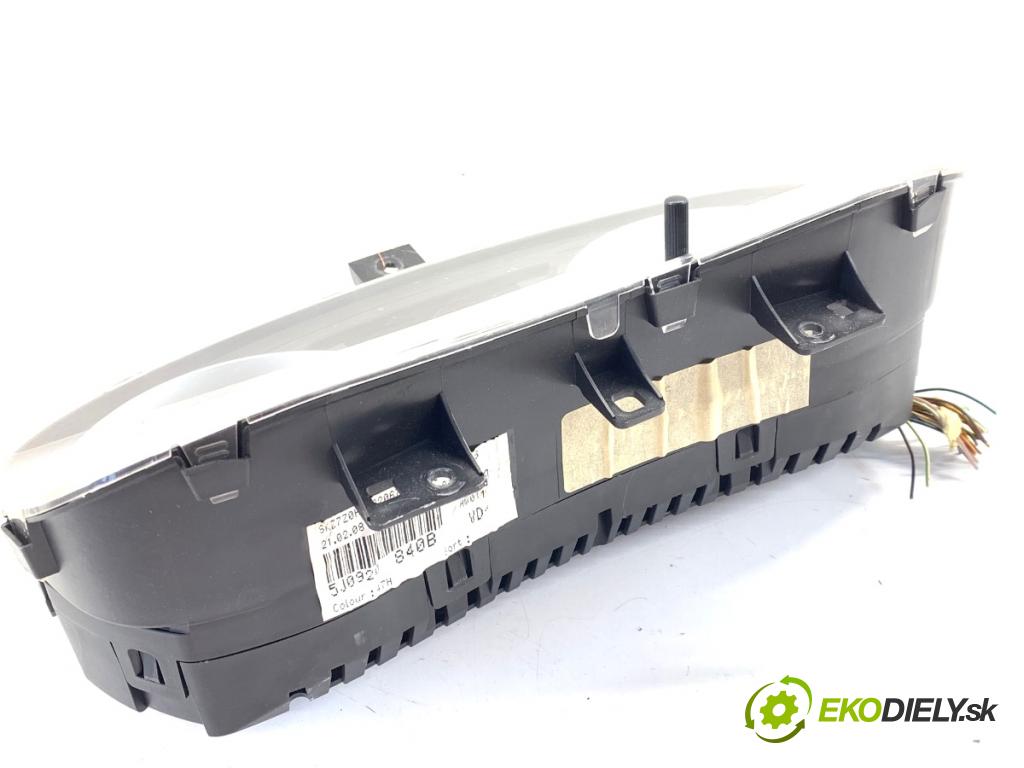 SKODA FABIA II liftback 2008 51 kW 1.2 1198 Prístrojovka 5J0920840B (Prístrojová doska)