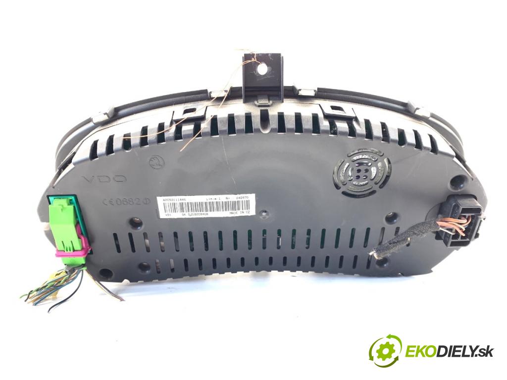 SKODA FABIA II liftback 2008 51 kW 1.2 1198 Prístrojovka 5J0920840B (Prístrojová doska)