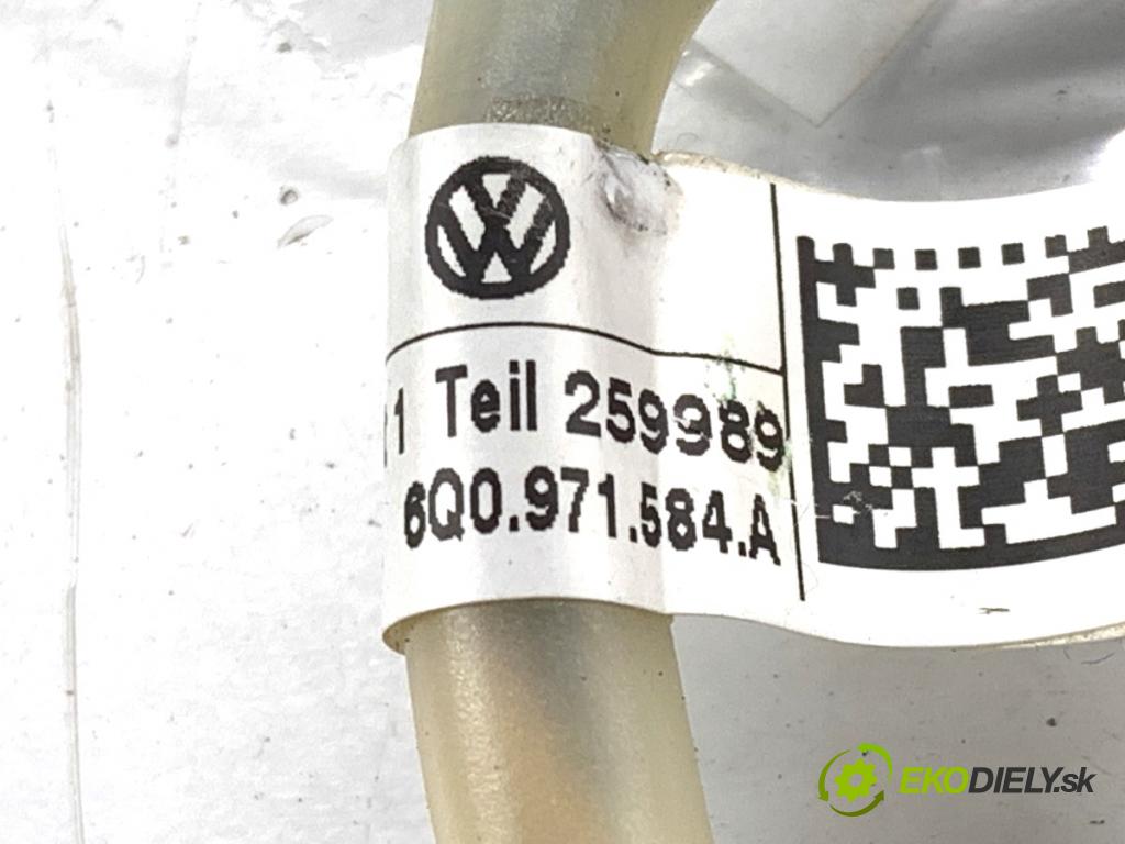 SKODA FABIA II liftback 2008 51 kW 1.2 1198 Káblovačka silentbloku airbag 6Q0971584A